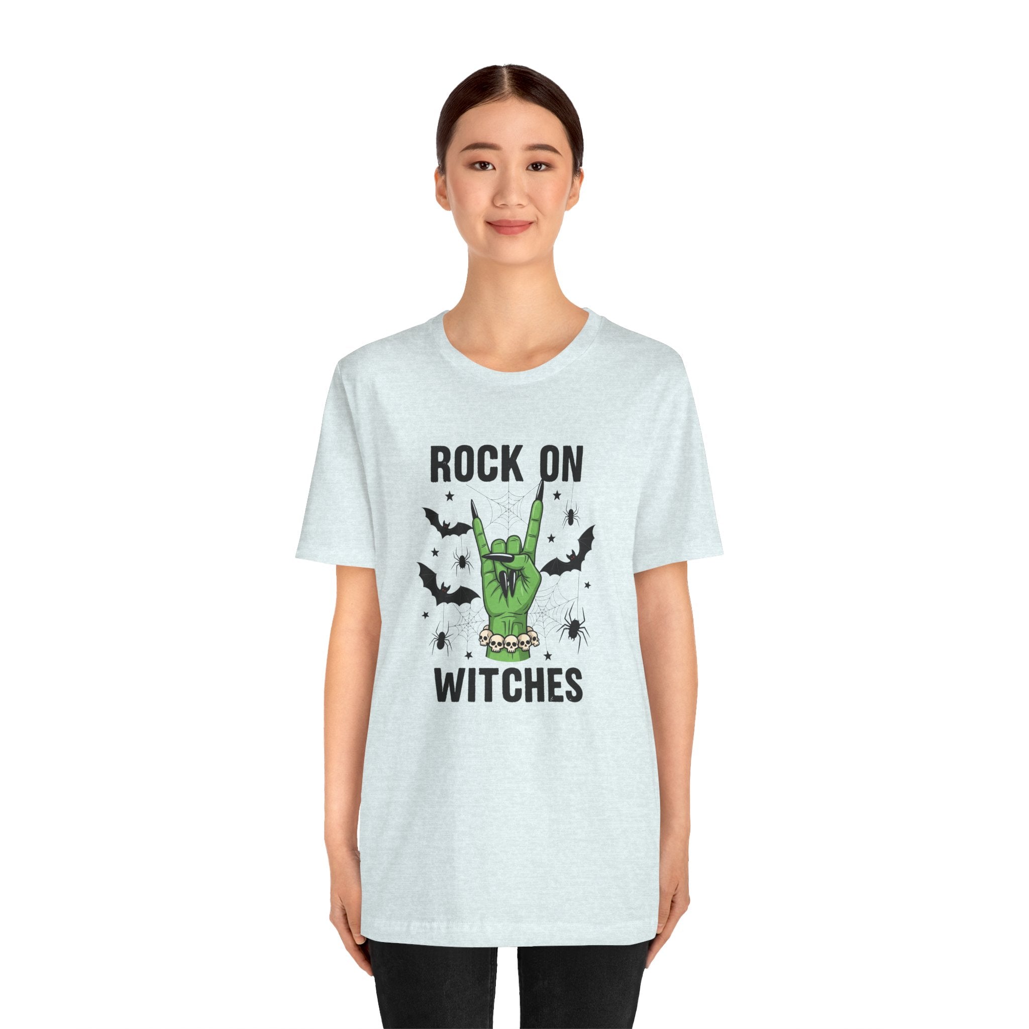 Rock On Witches T-Shirt — Halloween Witch Hand Graphic Tee