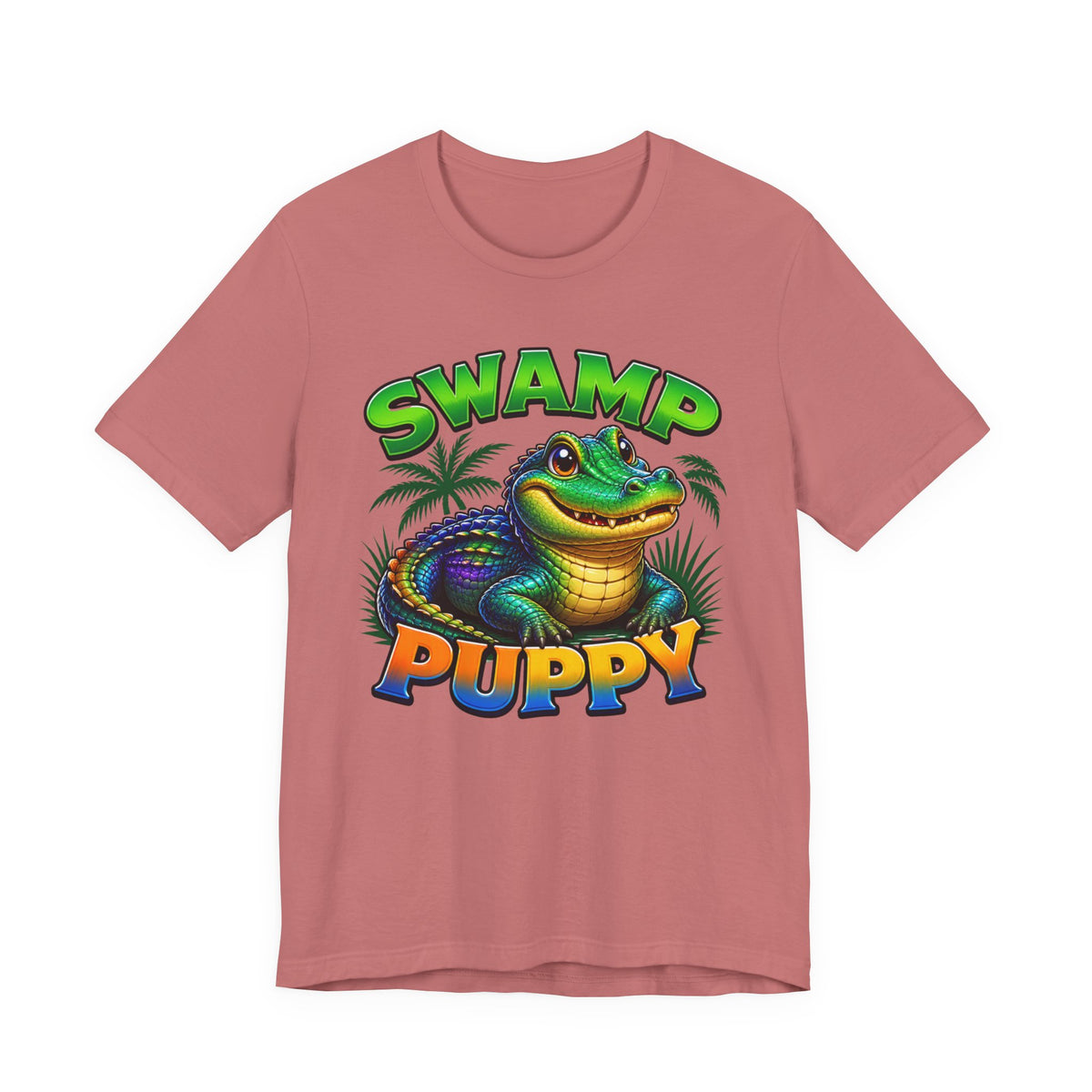 Swamp Puppy T-Shirt — Cute Alligator Graphic Tee