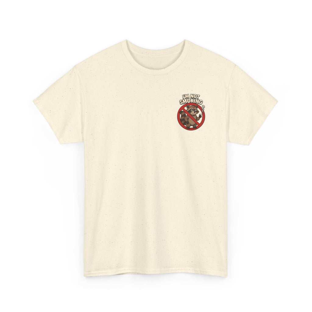 Graphic Tee — "What Are You Looking At?" Raccoon Illustration T-Shirt