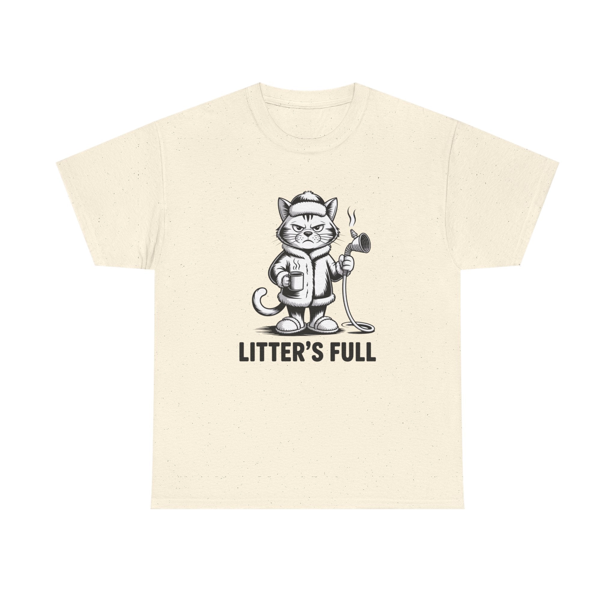 Cat Litter's Full Tee — Funny Cat Graphic T-Shirt