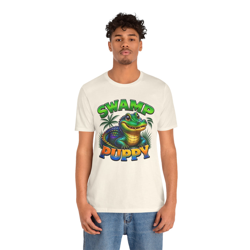 Swamp Puppy T-Shirt — Cute Alligator Graphic Tee