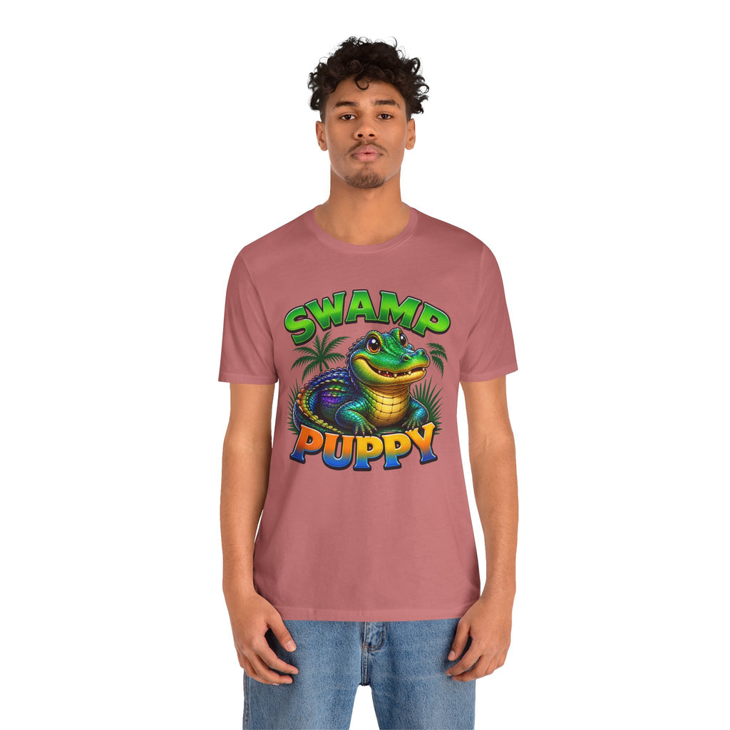 Swamp Puppy T-Shirt — Cute Alligator Graphic Tee