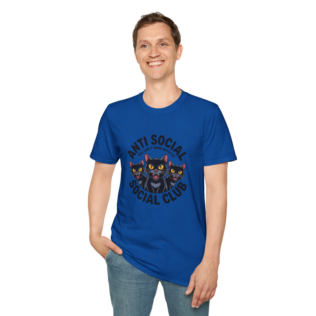 Anti Social Social Club Cat T-Shirt — "You Can't Hang With Us" Graphic Tee