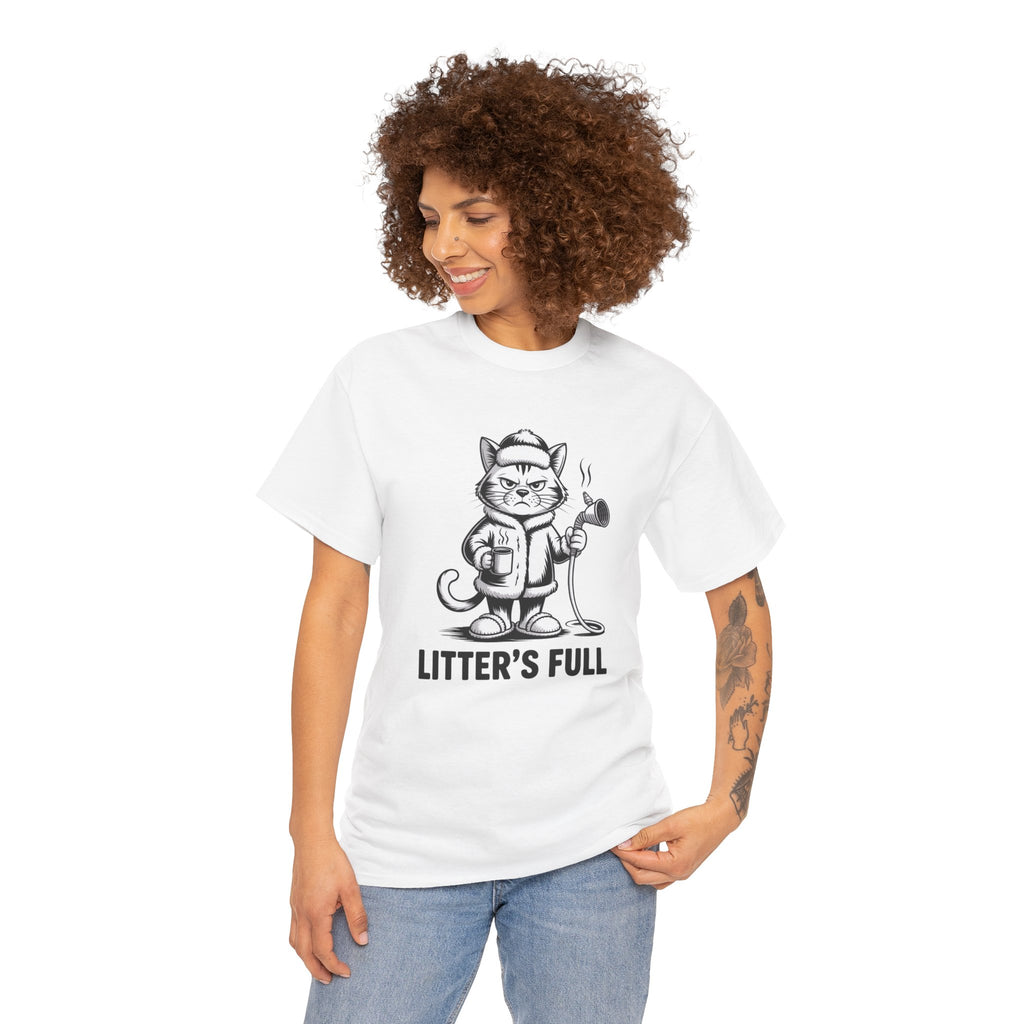 Cat Litter's Full Tee — Funny Cat Graphic T-Shirt