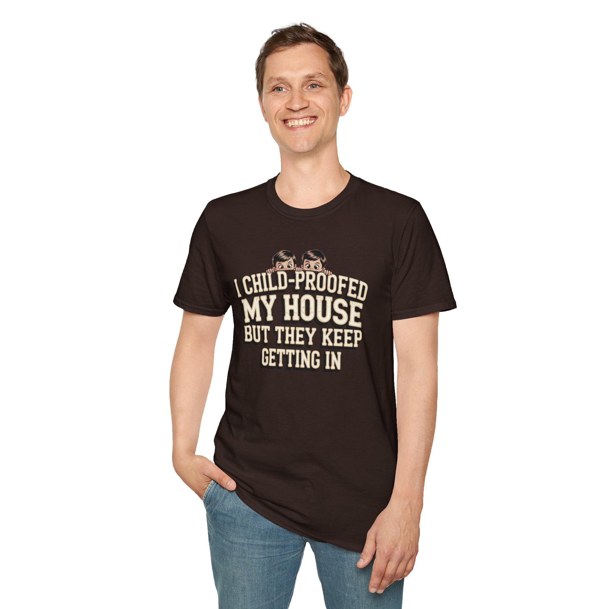 Funny Mom T-Shirt — I Child-Proofed My House Parenting Humor Gift Tee for Moms