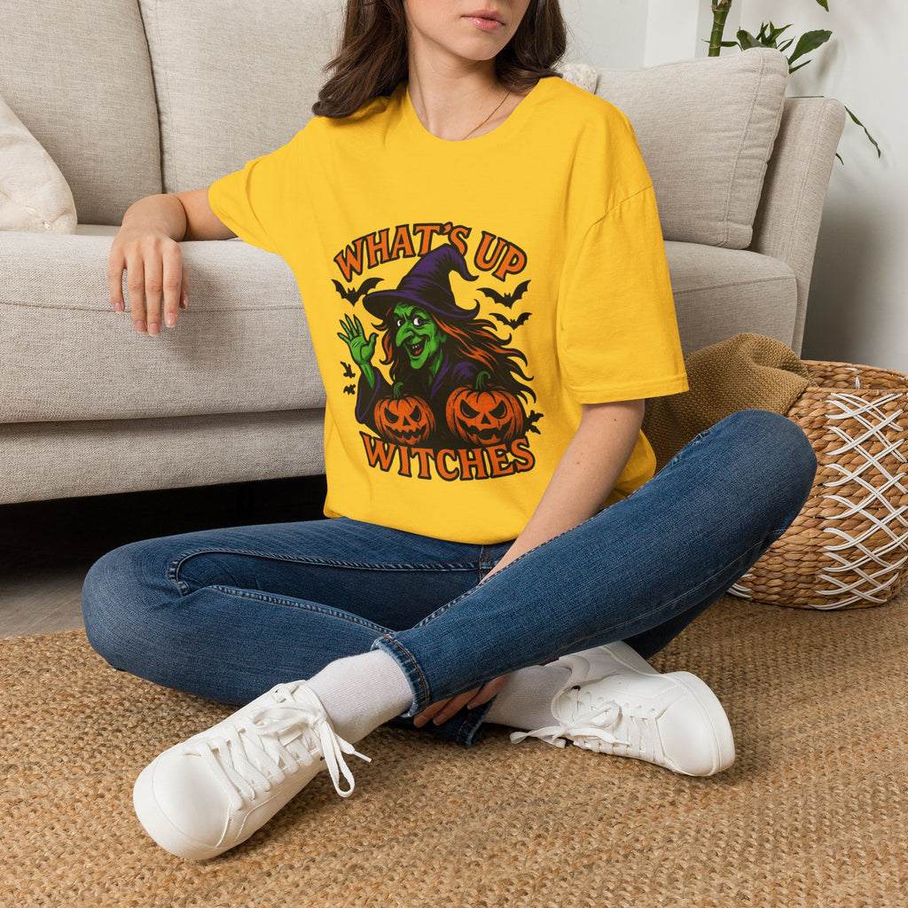 What's Up Witches T-Shirt — Funny Halloween Witch Graphic Tee