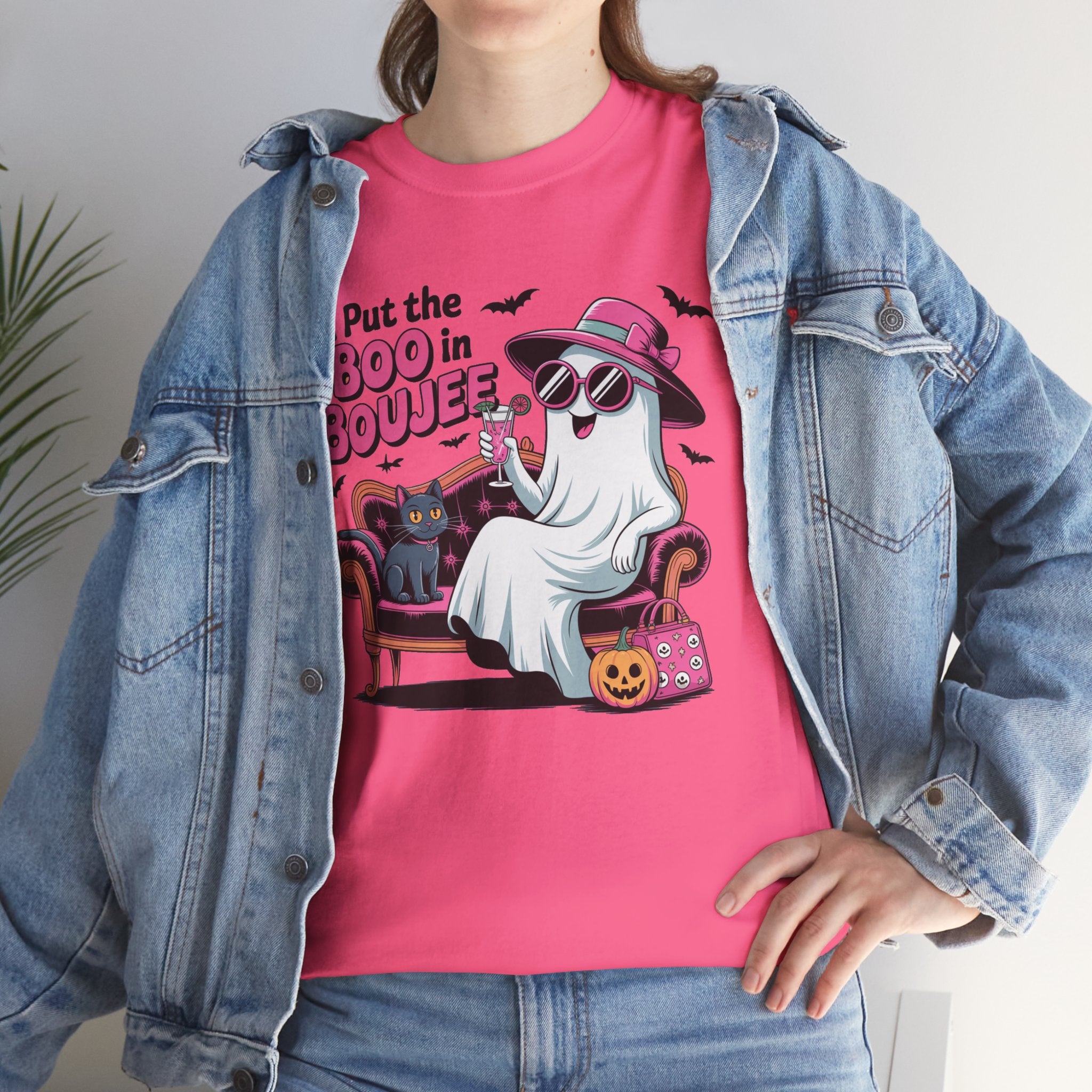 I Put the Boo in Boujee Ghost T-Shirt — Funny Halloween Chic Tee