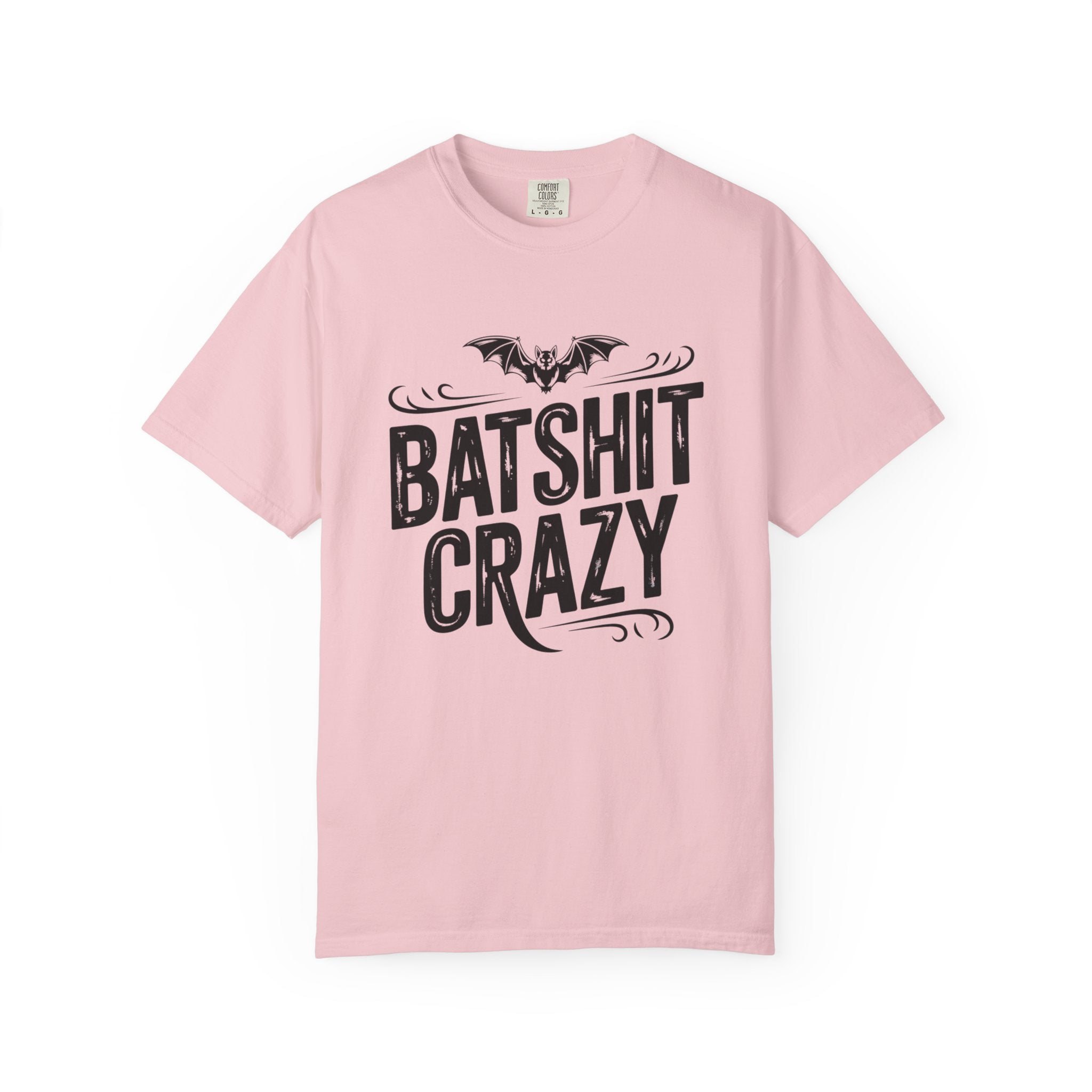 Batshit Crazy T-Shirt — Funny Gothic Bat Graphic Tee for Halloween & Gifts