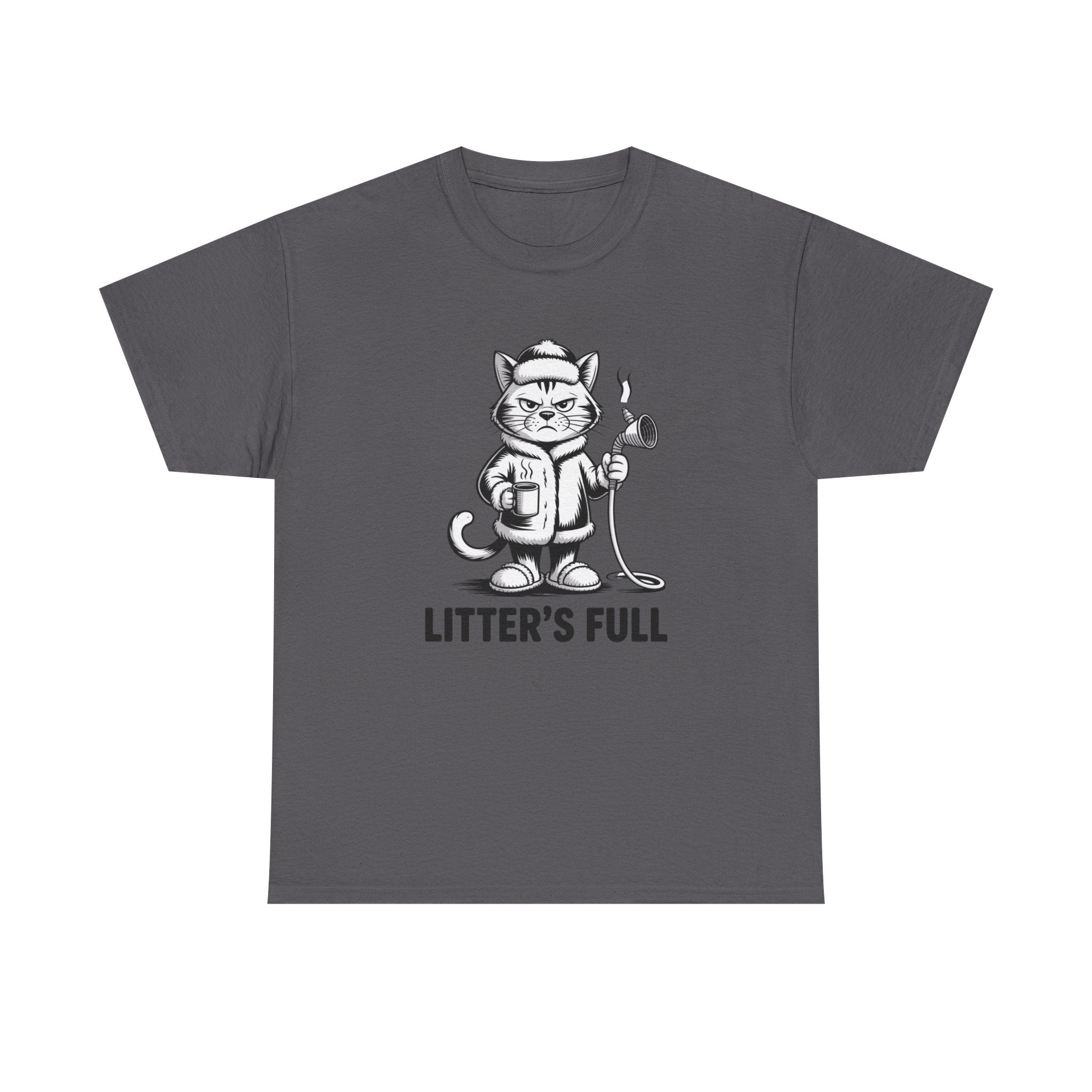 Cat Litter's Full Tee — Funny Cat Graphic T-Shirt