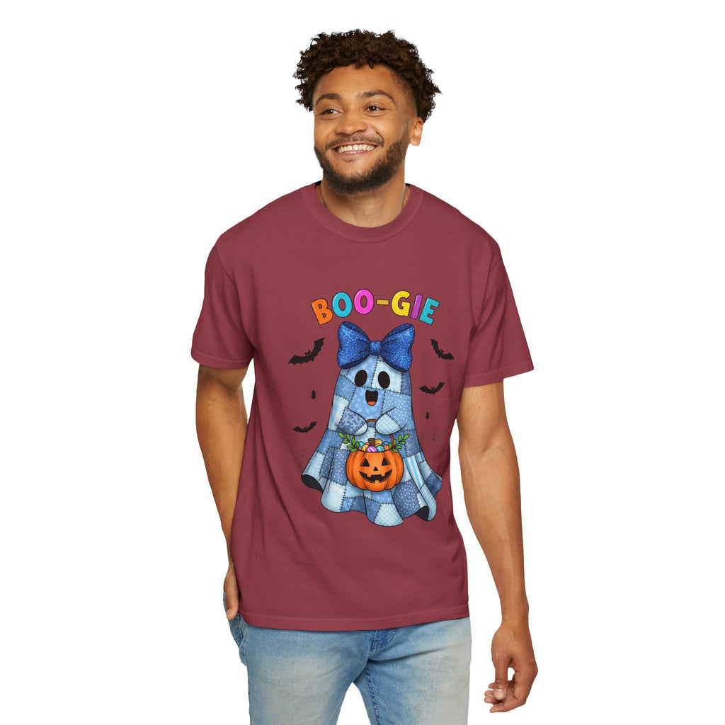 Boo-gie Ghost Halloween T-Shirt — Cute Trick-or-Treat Pumpkin Design
