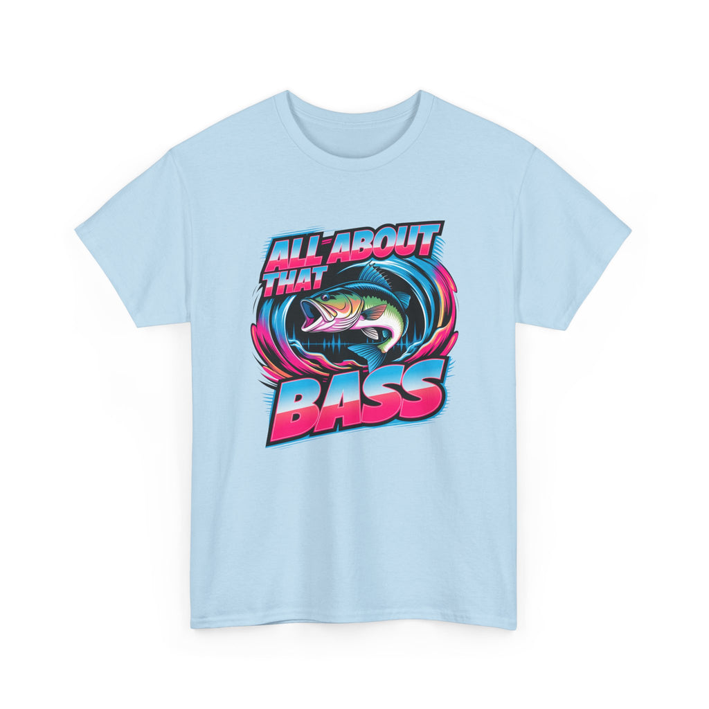Bass Fishing T-Shirt — "All About That Bass" Retro Graphic Tee