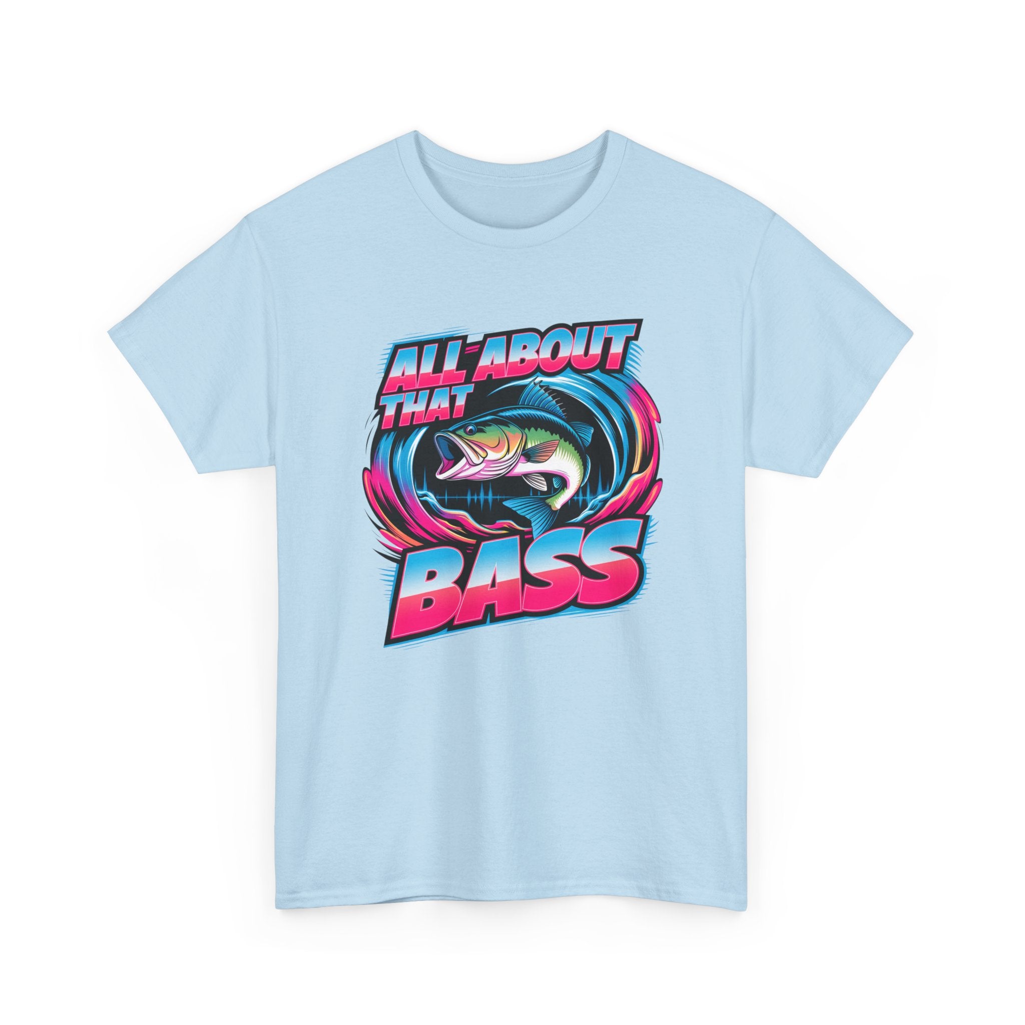 Bass Fishing T-Shirt — "All About That Bass" Retro Graphic Tee
