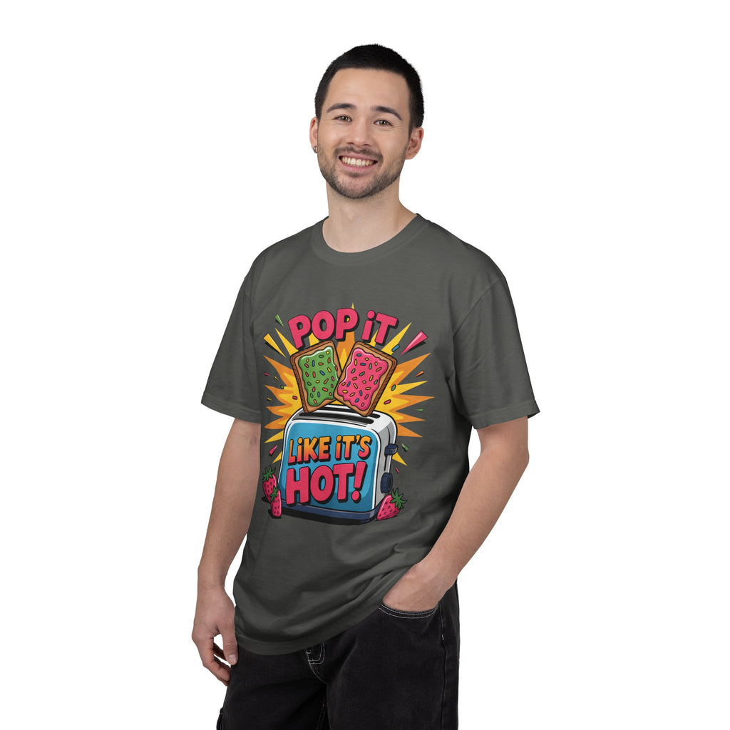 Funny Graphic T-Shirt — Pop It Like It's Hot Humor Gift Tee for Women