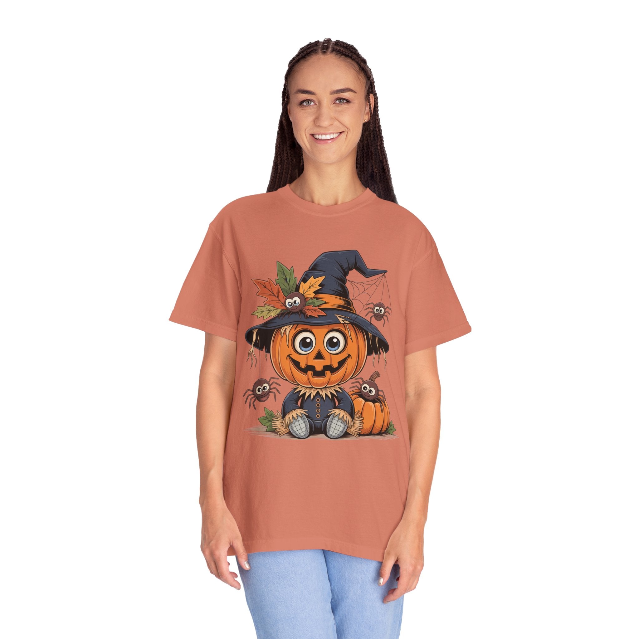 Pumpkin Witch T-Shirt — Cute Halloween Jack-O'-Lantern Tee