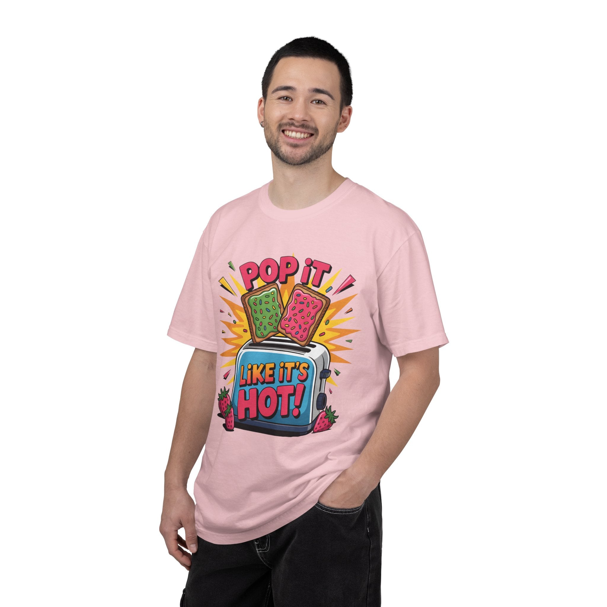 Funny Graphic T-Shirt — Pop It Like It's Hot Humor Gift Tee for Women