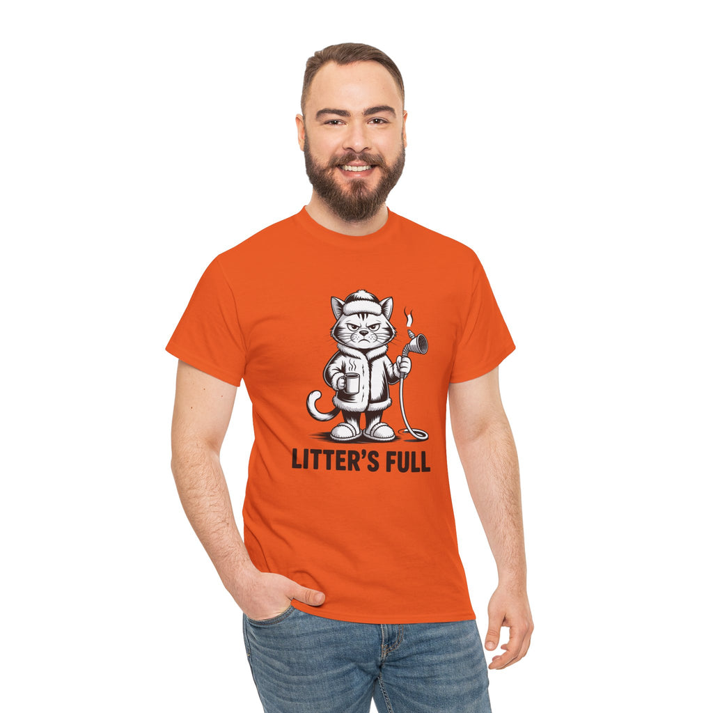 Cat Litter's Full Tee — Funny Cat Graphic T-Shirt