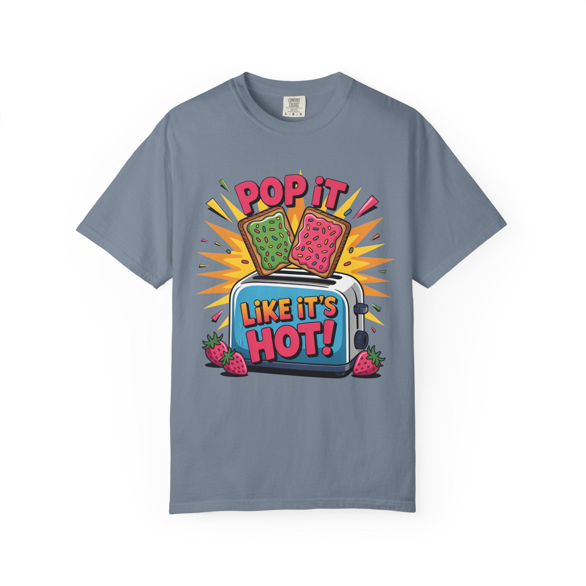 Funny Graphic T-Shirt — Pop It Like It's Hot Humor Gift Tee for Women