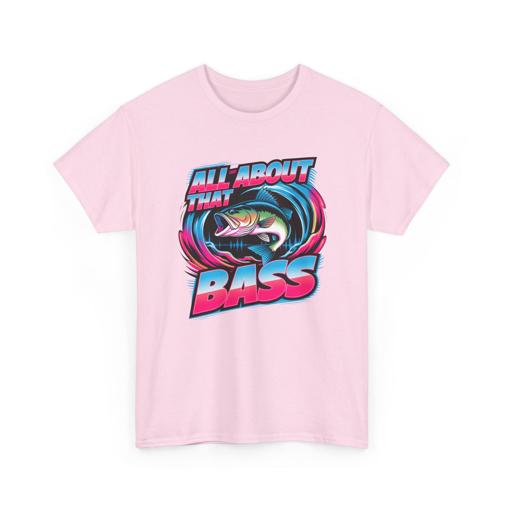 Bass Fishing T-Shirt — "All About That Bass" Retro Graphic Tee