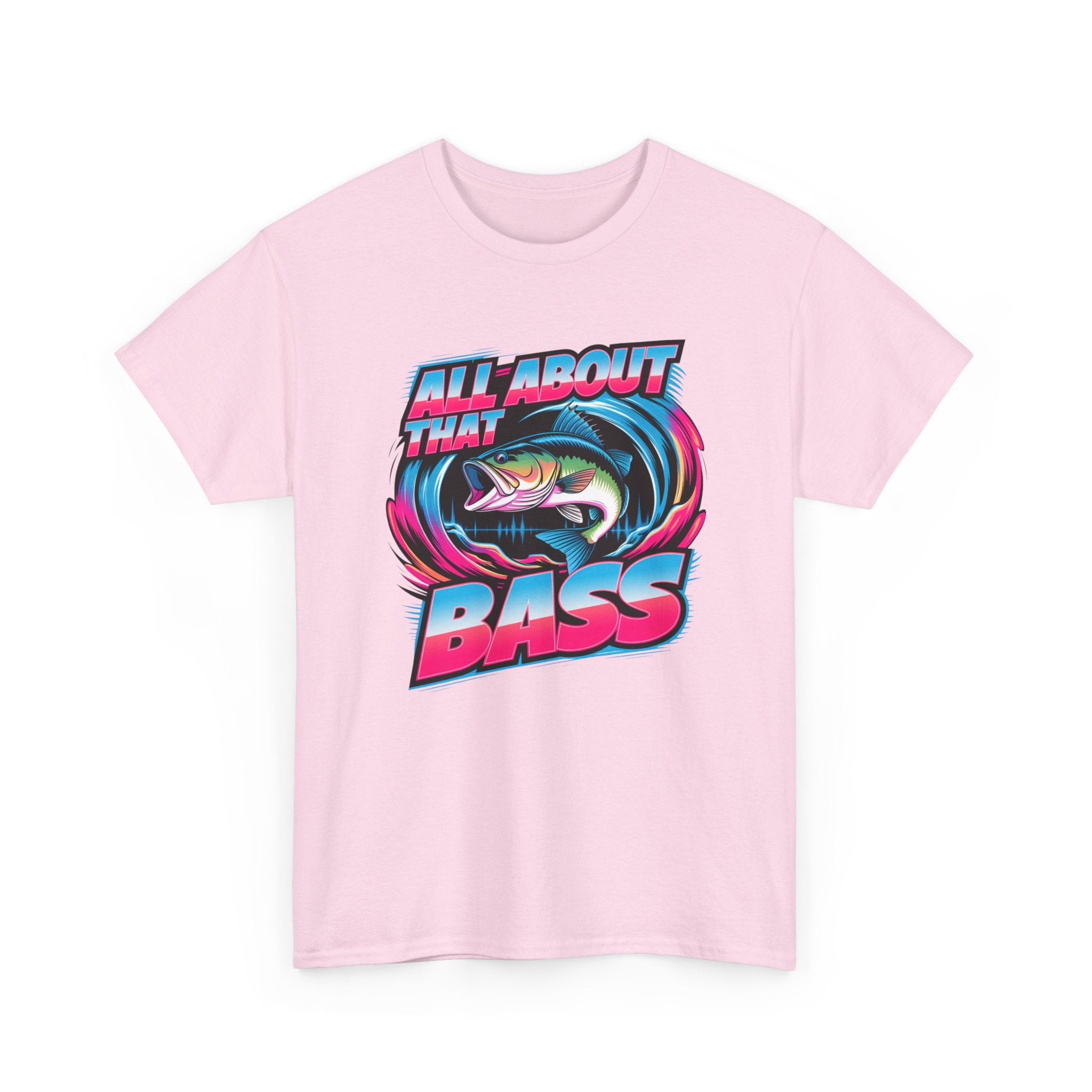Bass Fishing T-Shirt — "All About That Bass" Retro Graphic Tee