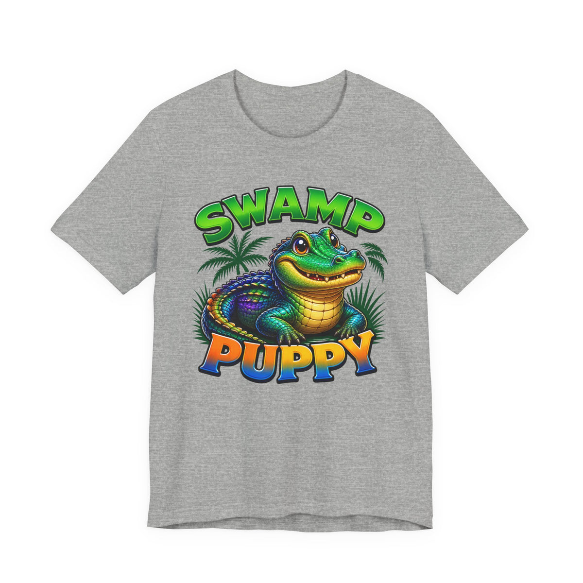 Swamp Puppy T-Shirt — Cute Alligator Graphic Tee