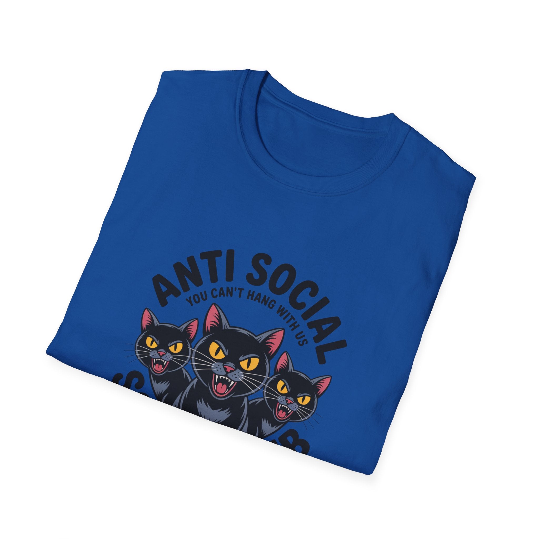 Anti Social Social Club Cat T-Shirt — "You Can't Hang With Us" Graphic Tee