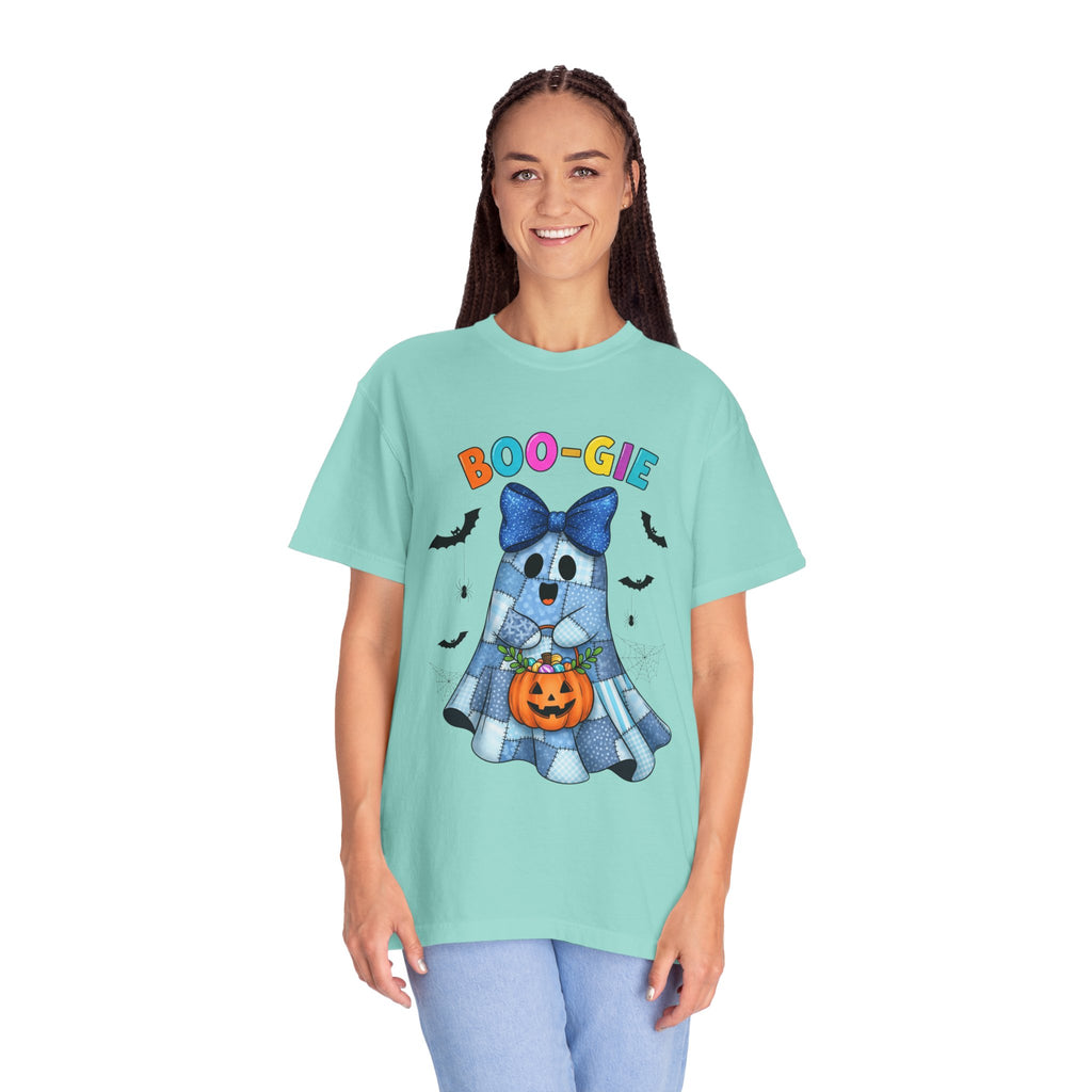 Boo-gie Ghost Halloween T-Shirt — Cute Trick-or-Treat Pumpkin Design