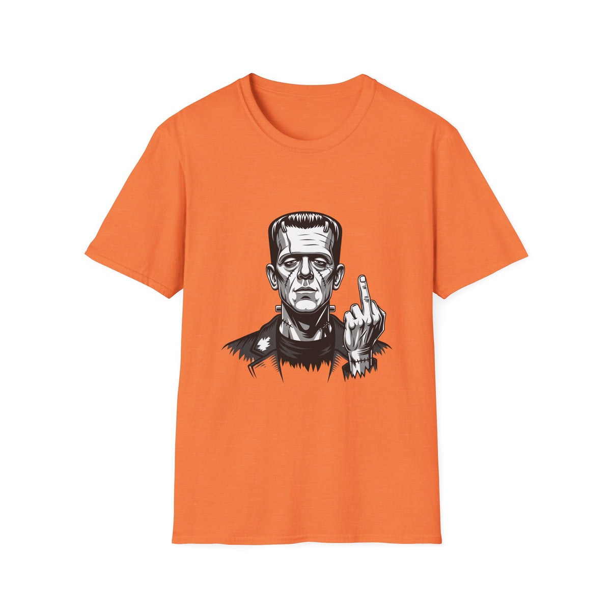 Frankenstein Middle Finger T-Shirt — Funny Gothic Monster Tee