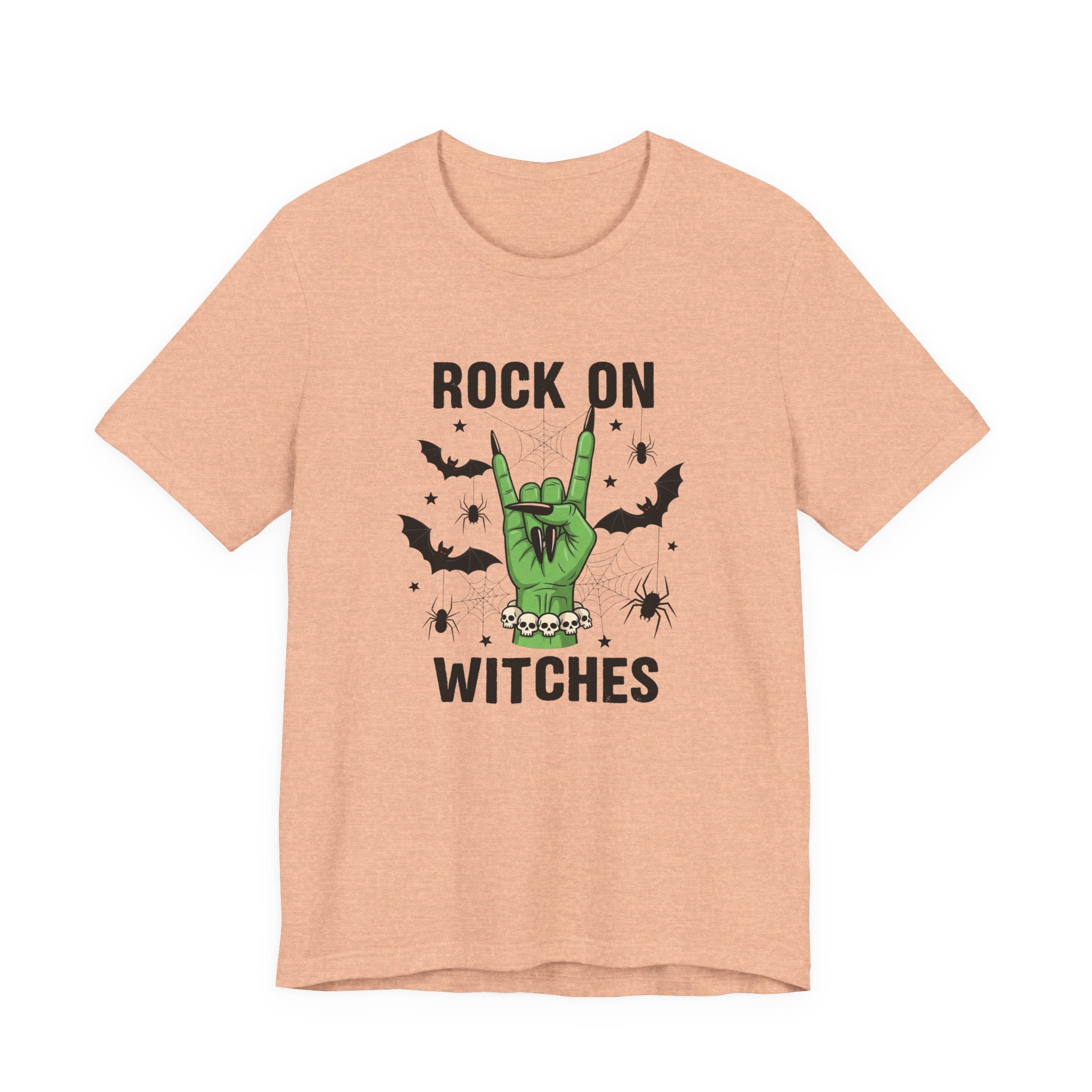 Rock On Witches T-Shirt — Halloween Witch Hand Graphic Tee