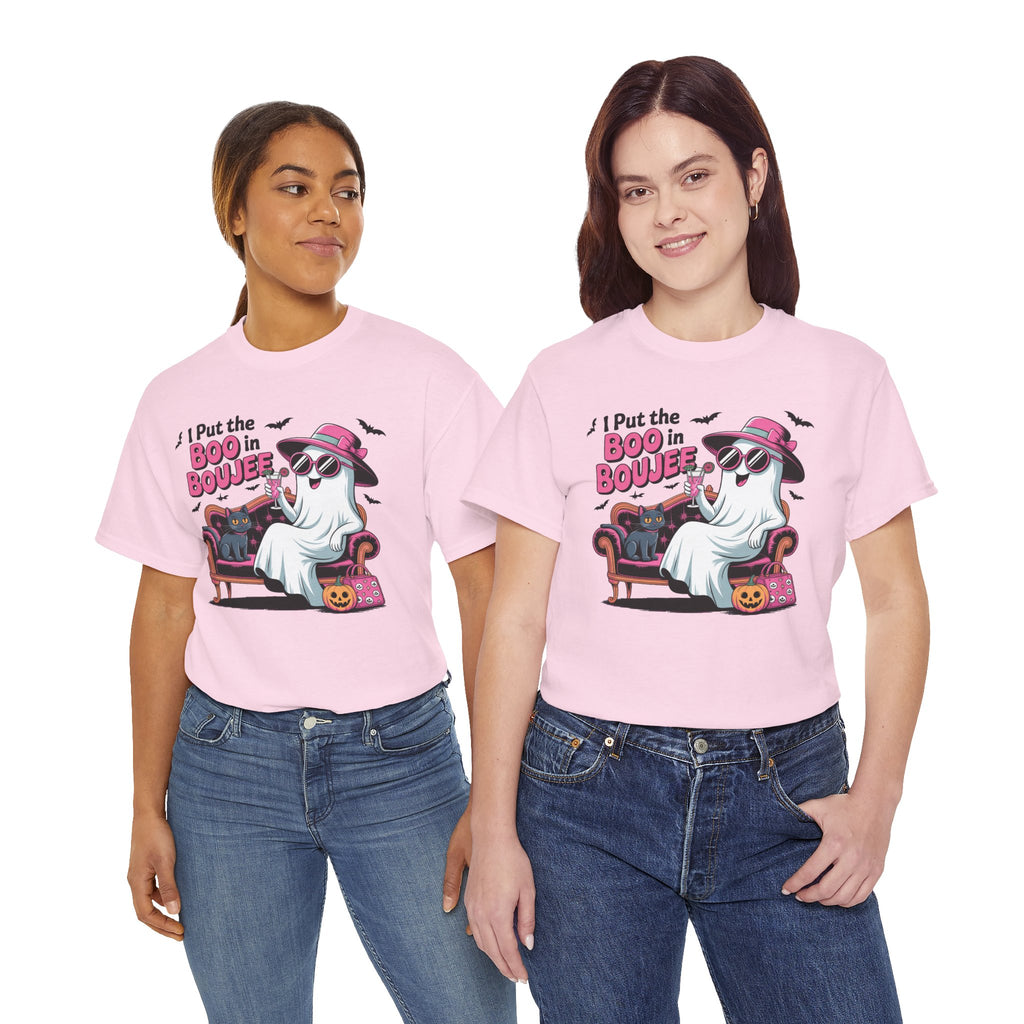 I Put the Boo in Boujee Ghost T-Shirt — Funny Halloween Chic Tee