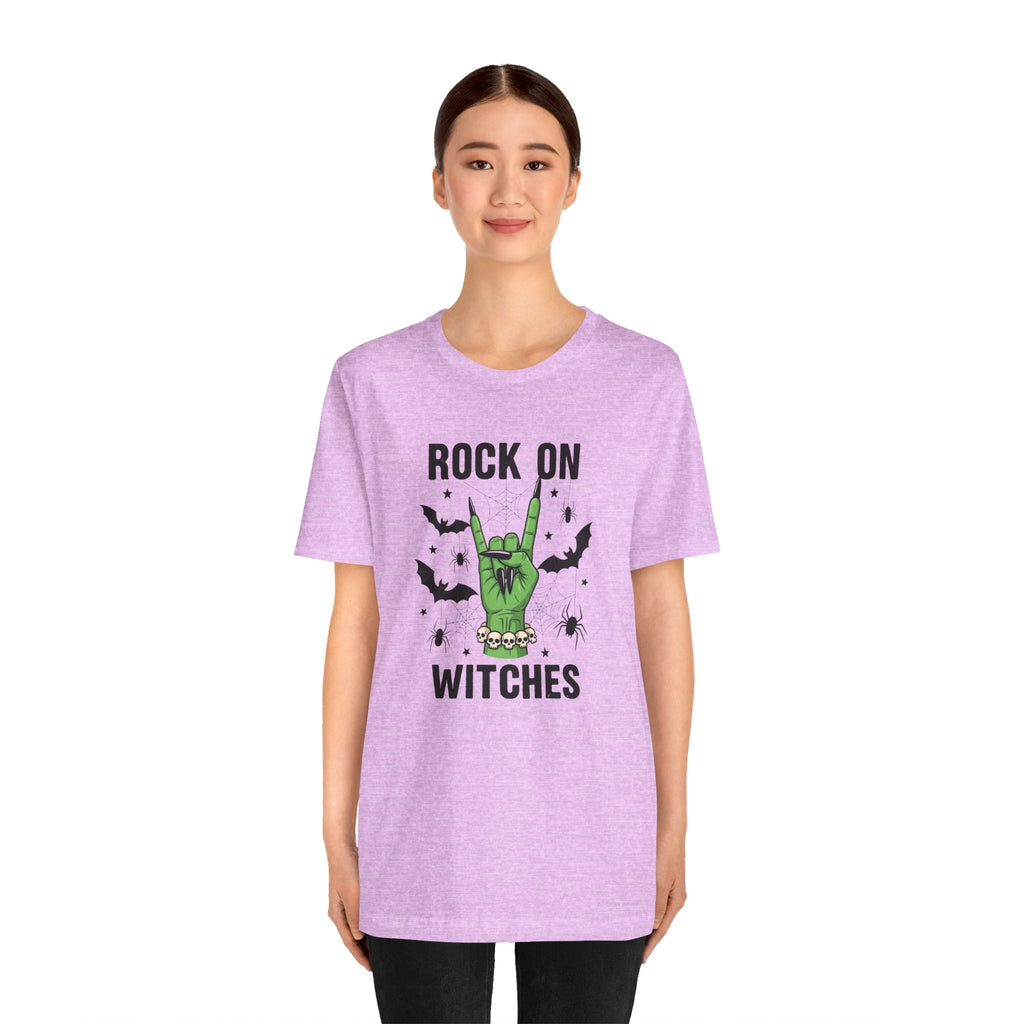 Rock On Witches T-Shirt — Halloween Witch Hand Graphic Tee
