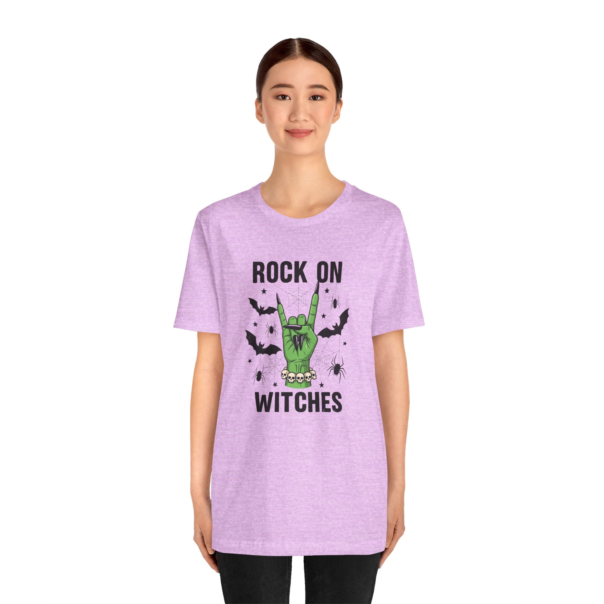 Rock On Witches T-Shirt — Halloween Witch Hand Graphic Tee