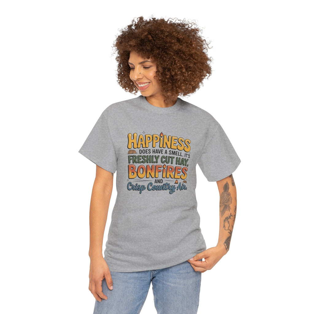 Funny Country Life Graphic T-Shirt — Freshly Cut Hay Farm Life Gift Tee for Women