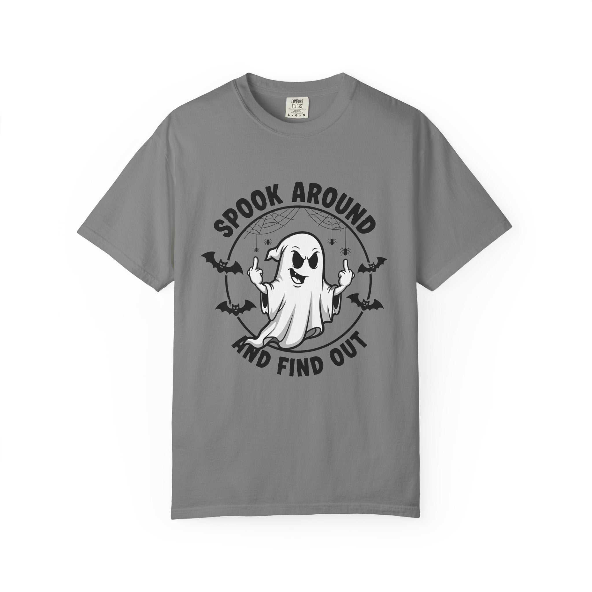 Spook Around And Find Out T-Shirt — Cute Halloween Ghost Graphic Tee