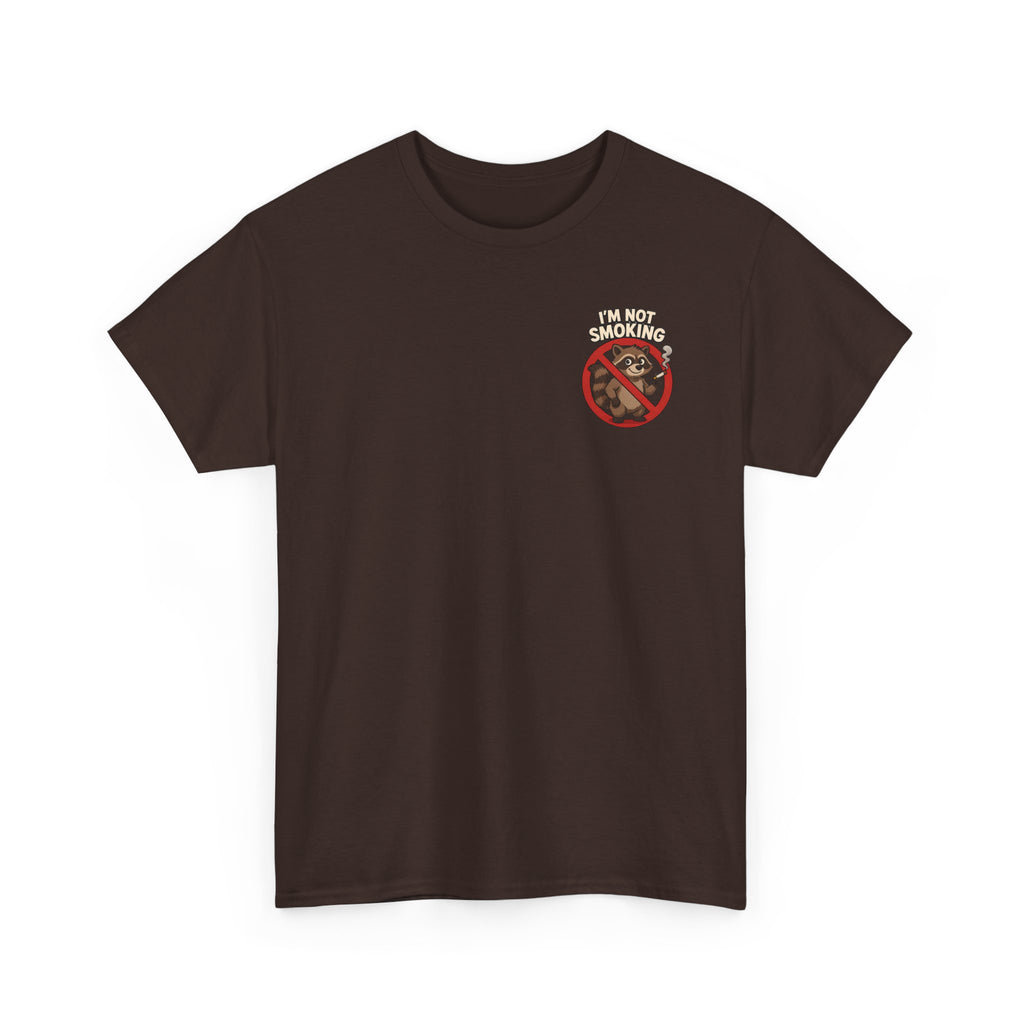 Graphic Tee — "What Are You Looking At?" Raccoon Illustration T-Shirt