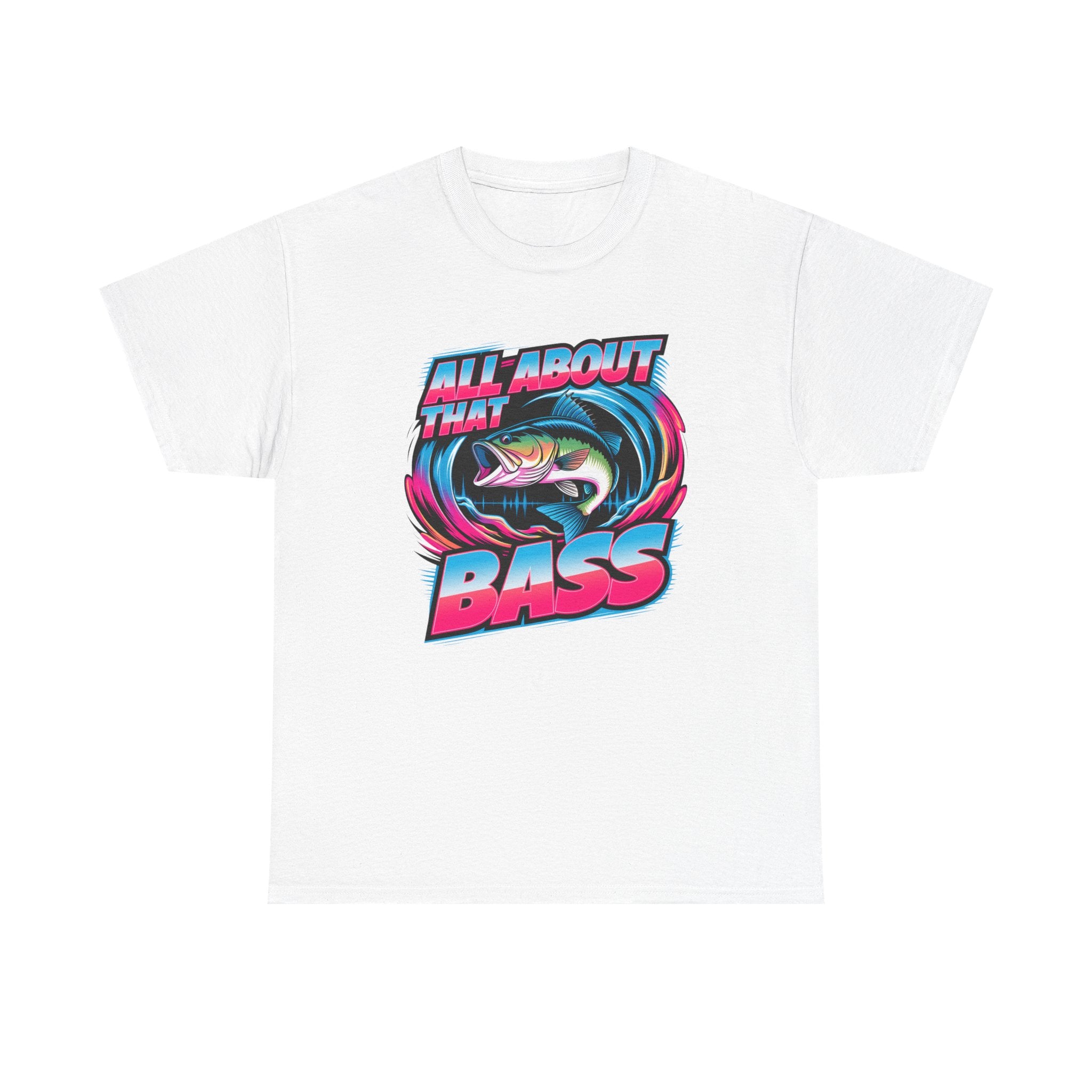 Bass Fishing T-Shirt — "All About That Bass" Retro Graphic Tee