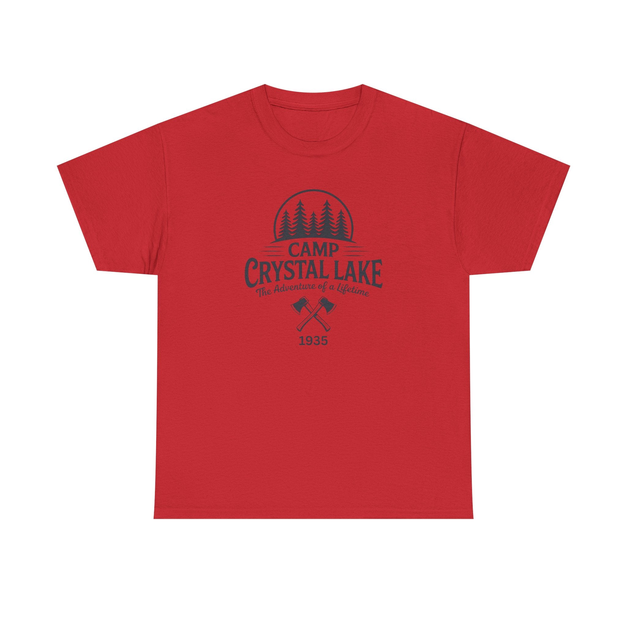 Camp Crystal Lake Tee — Vintage Outdoor Camping Shirt ("Camp Crystal Lake")