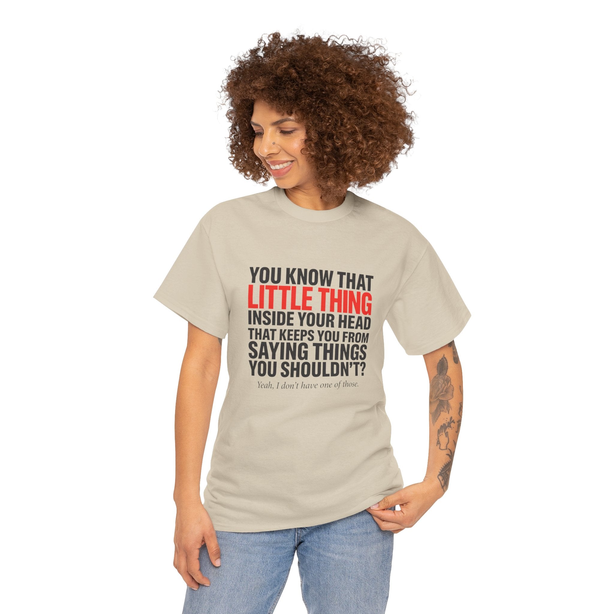 Funny Sarcastic Graphic T-Shirt — You Know That Little Thing Humor Gift Tee for Women