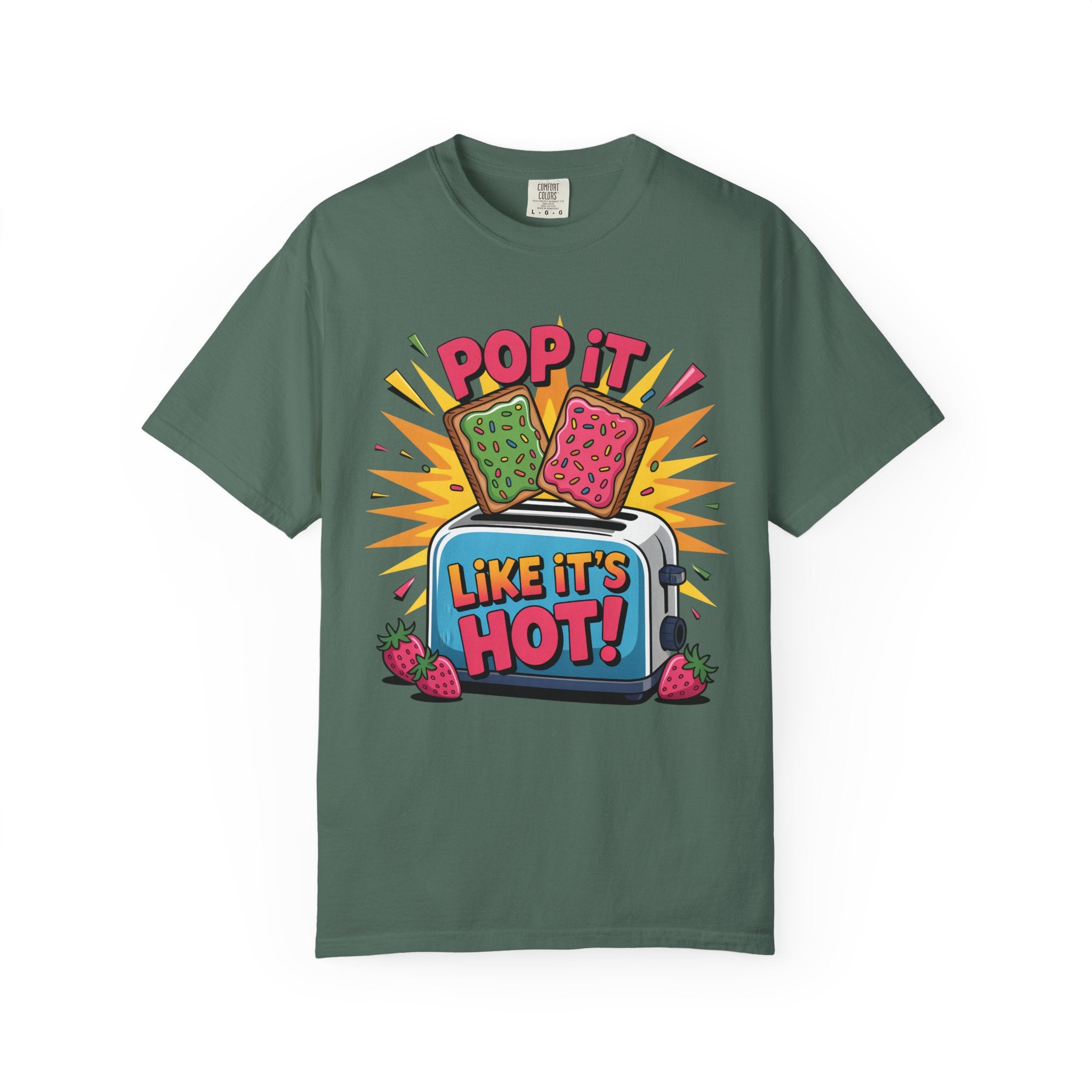 Funny Graphic T-Shirt — Pop It Like It's Hot Humor Gift Tee for Women