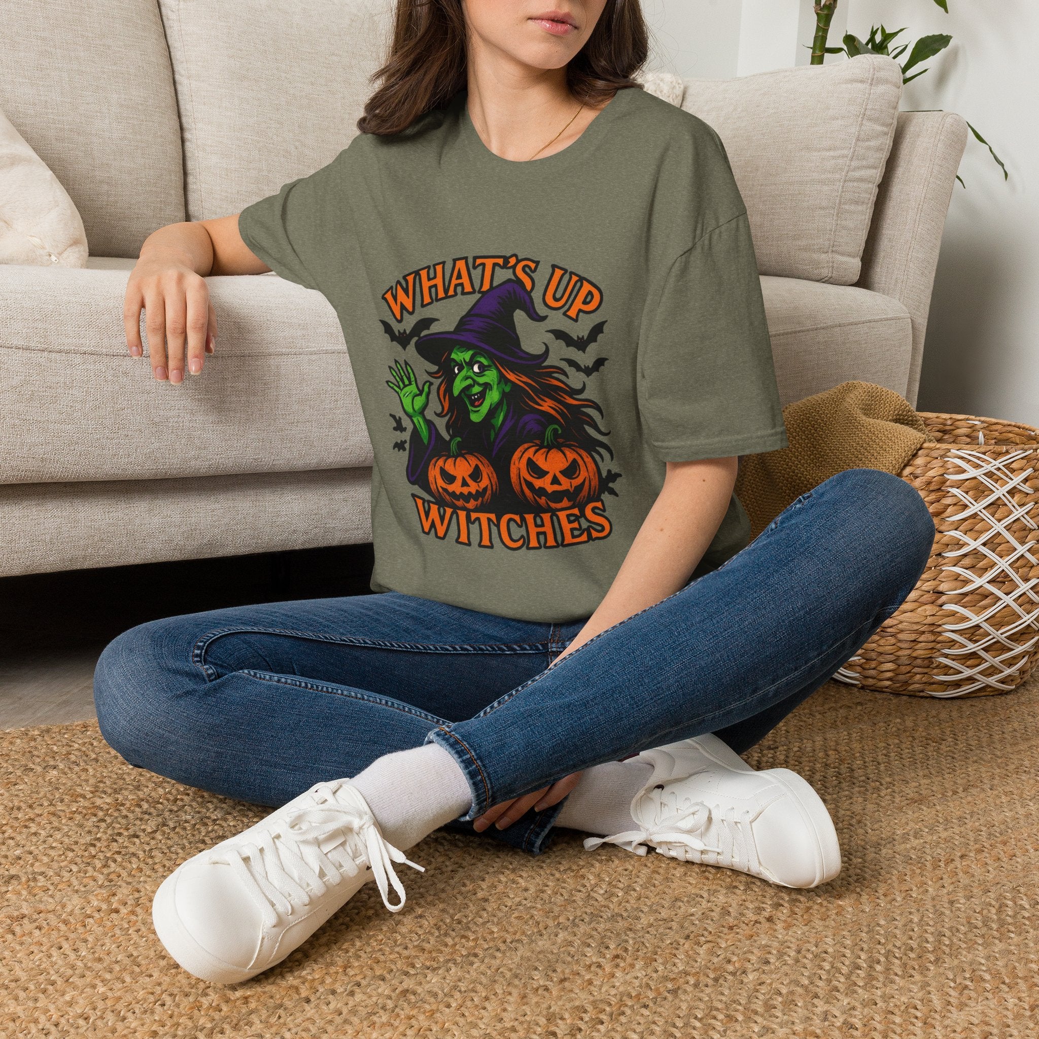 What's Up Witches T-Shirt — Funny Halloween Witch Graphic Tee