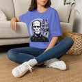Frankenstein Monster Graphic T-Shirt — "Let Me Be Frank" Halloween Tee