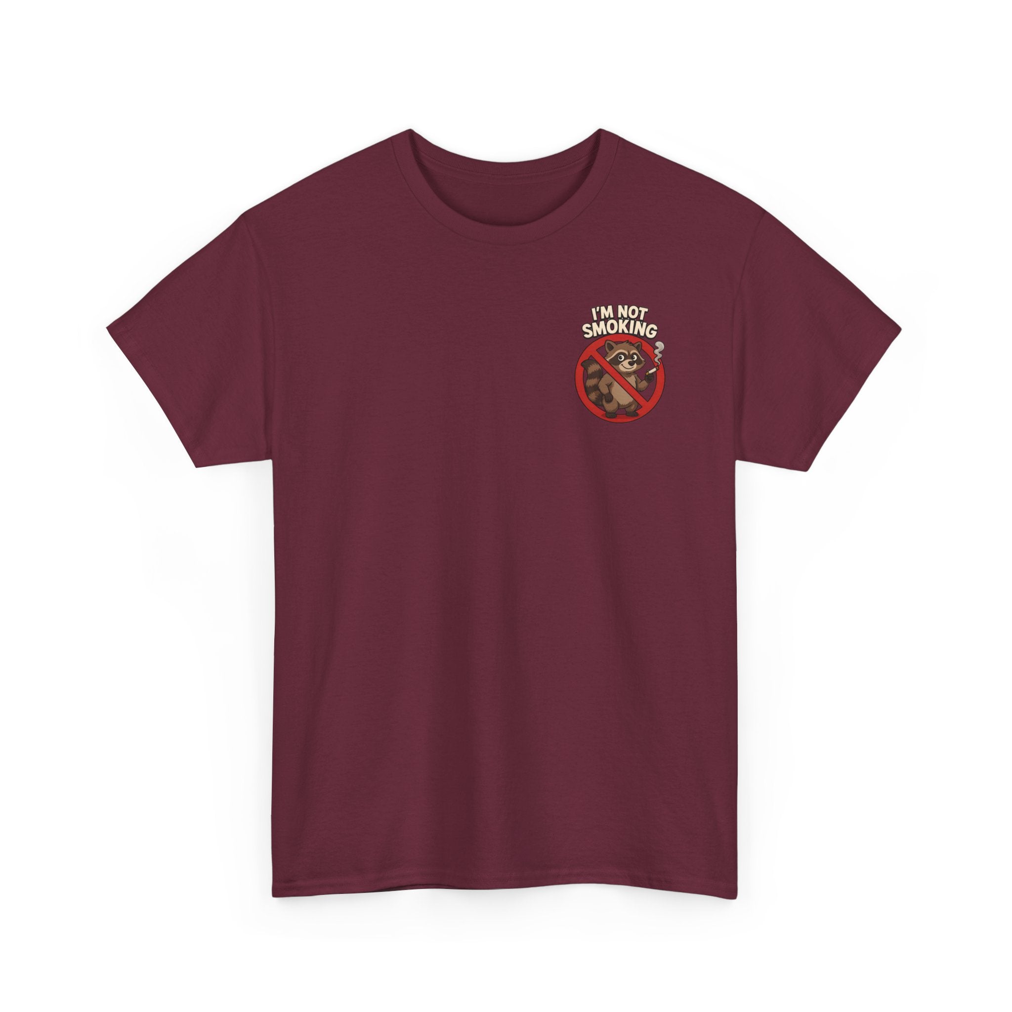 Graphic Tee — "What Are You Looking At?" Raccoon Illustration T-Shirt