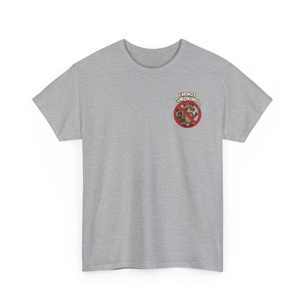 Graphic Tee — "What Are You Looking At?" Raccoon Illustration T-Shirt