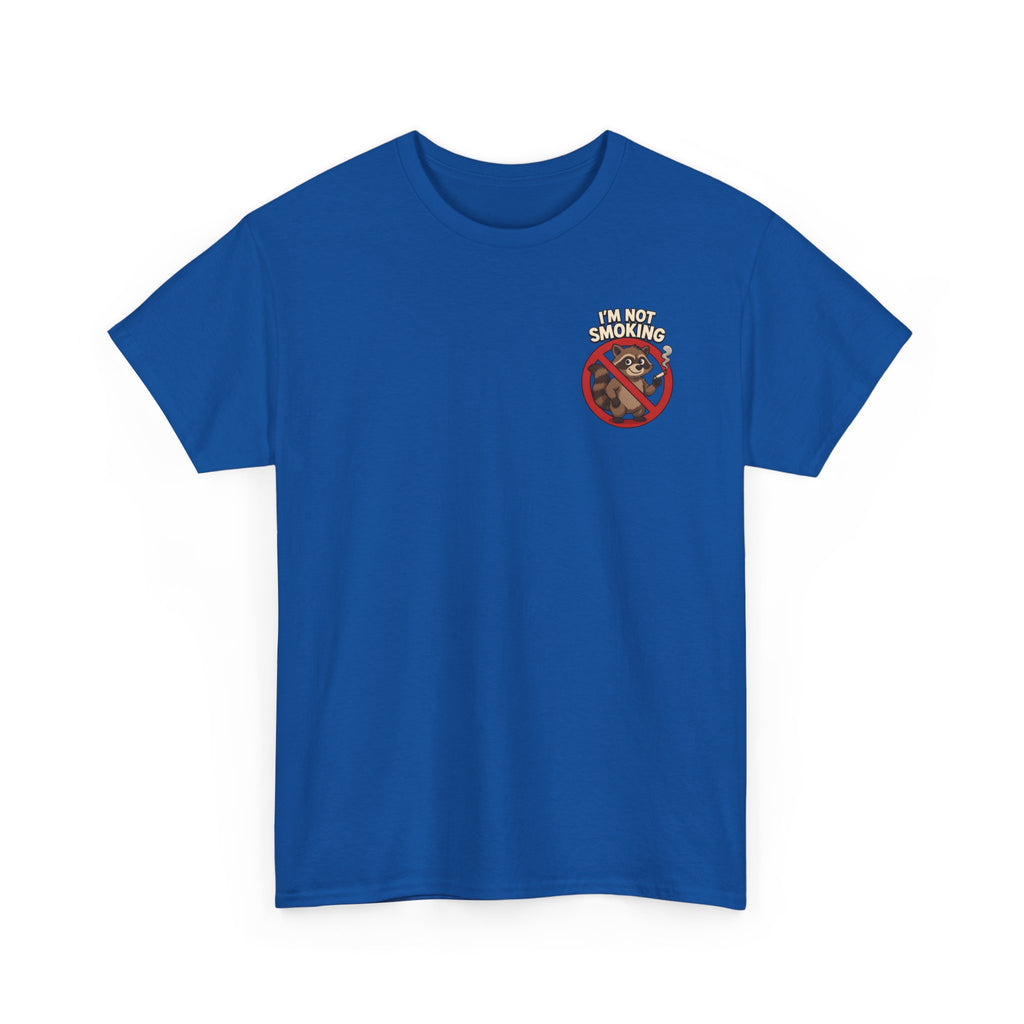 Graphic Tee — "What Are You Looking At?" Raccoon Illustration T-Shirt