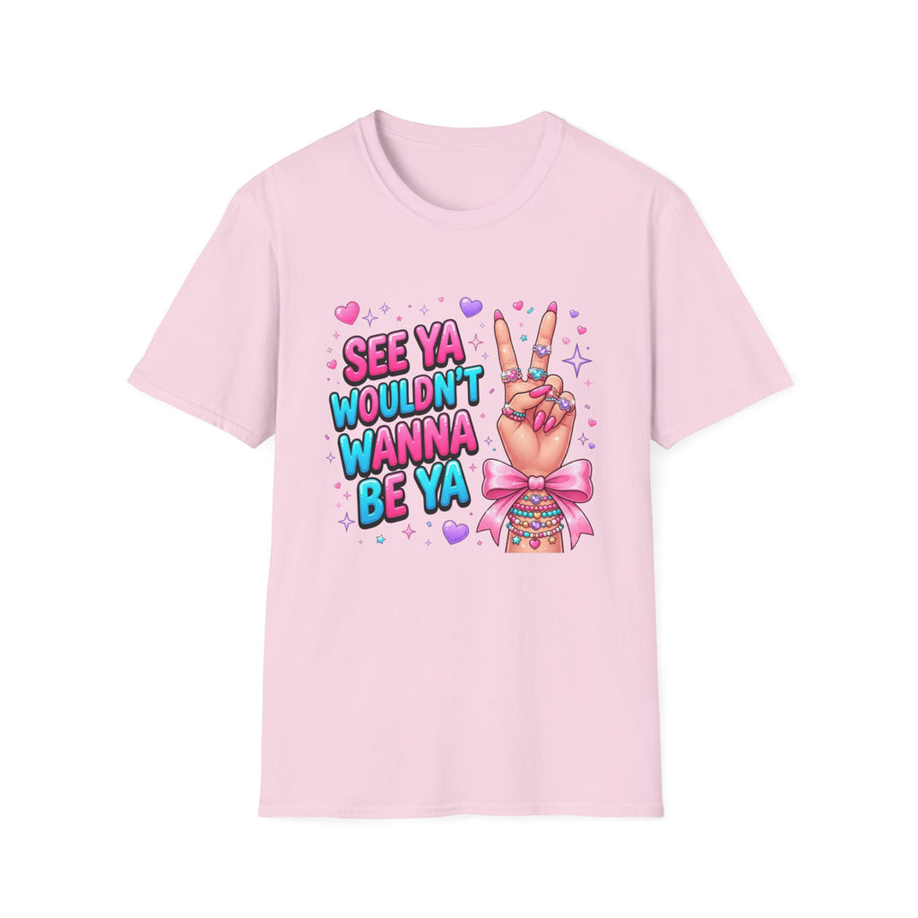 See Ya Wouldn't Wanna Be Ya T-Shirt — Sassy Peace Sign Graphic Tee