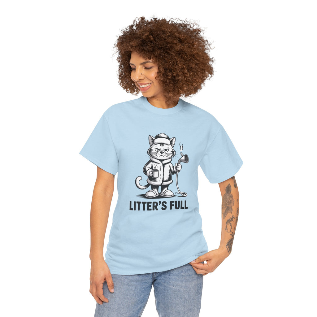 Cat Litter's Full Tee — Funny Cat Graphic T-Shirt