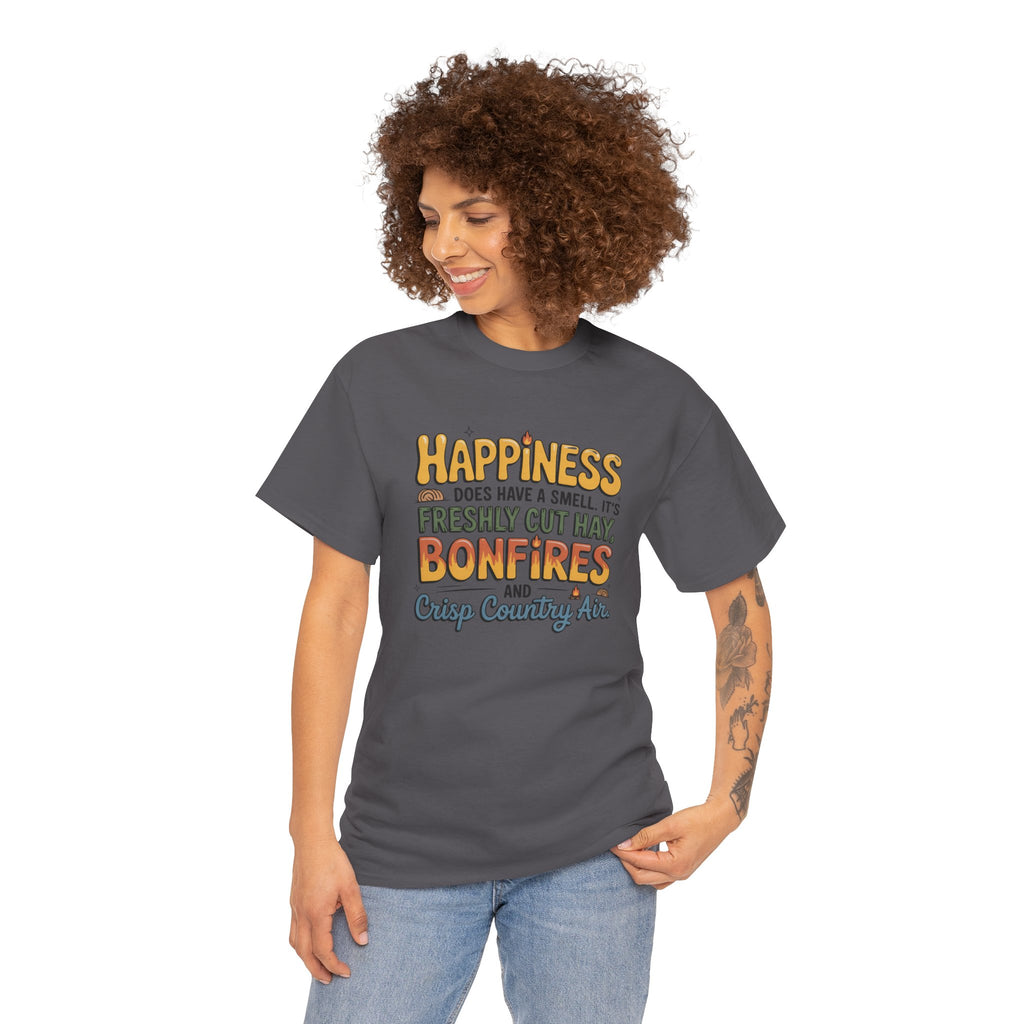 Funny Country Life Graphic T-Shirt — Freshly Cut Hay Farm Life Gift Tee for Women