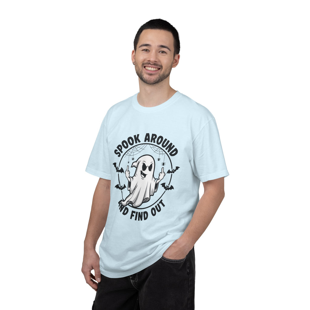 Spook Around And Find Out T-Shirt — Cute Halloween Ghost Graphic Tee