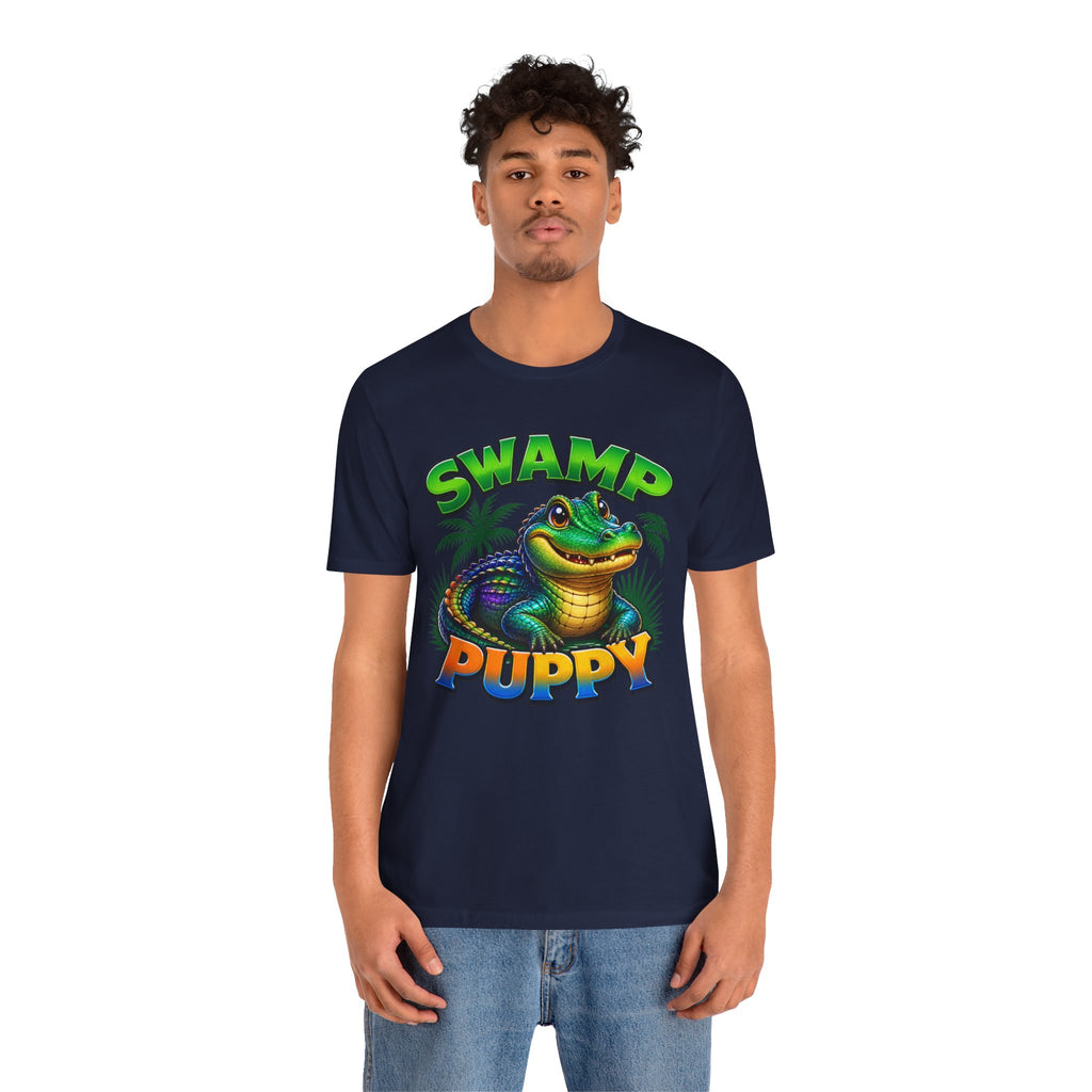 Swamp Puppy T-Shirt — Cute Alligator Graphic Tee