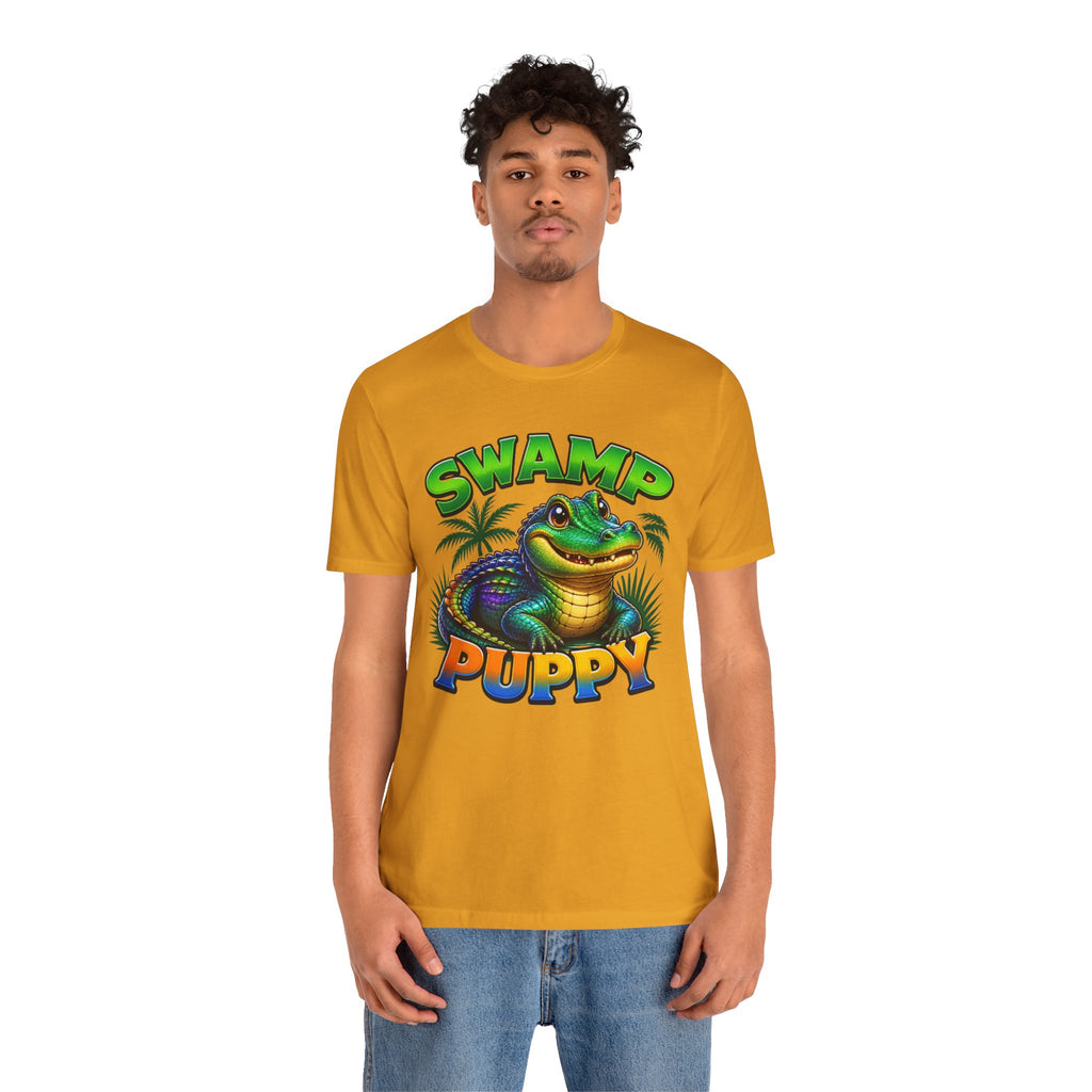 Swamp Puppy T-Shirt — Cute Alligator Graphic Tee