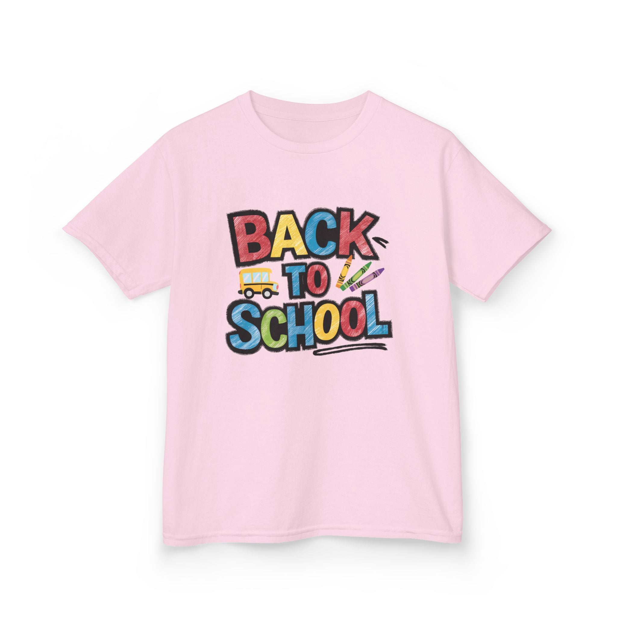 Back to School Kids T-Shirt — Colorful Retro School Design